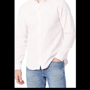 Men button down standard long sleeve shirt